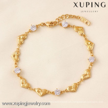71804 Xuping Fashion Woman pulsera con chapado en oro